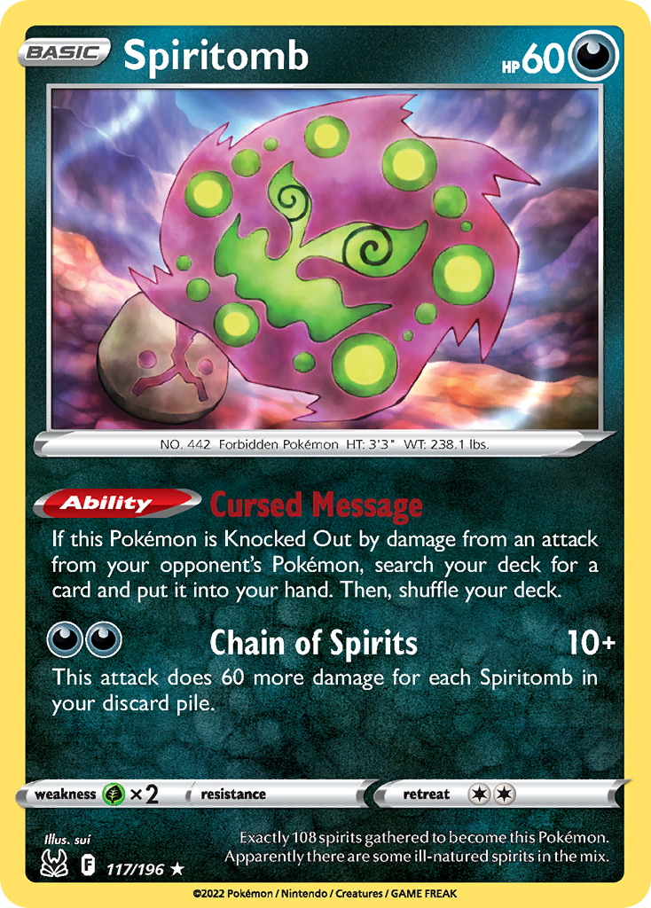 Spiritomb - 117/196 - Lost Origin