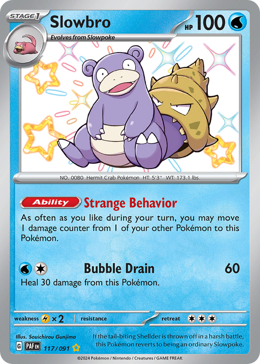 Slowbro - 117/91 - Paldean Fates