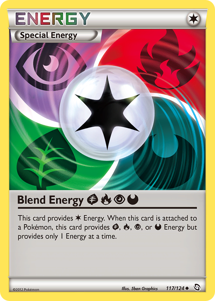 Blend Energy GrassFirePsychicDarkness - 117/124 - Dragons Exalted