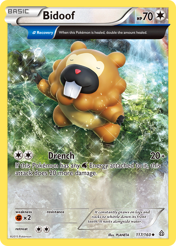 Bidoof - 117/160 - Primal Clash