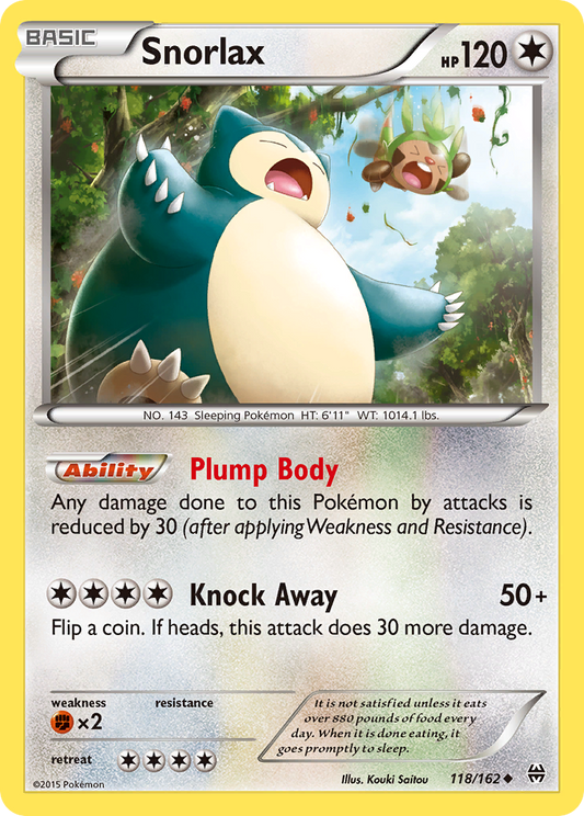 Snorlax - 118/162 - BREAKthrough