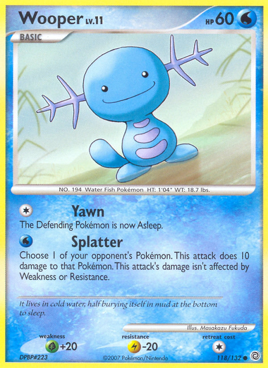 Wooper - 118/132 - Secret Wonders