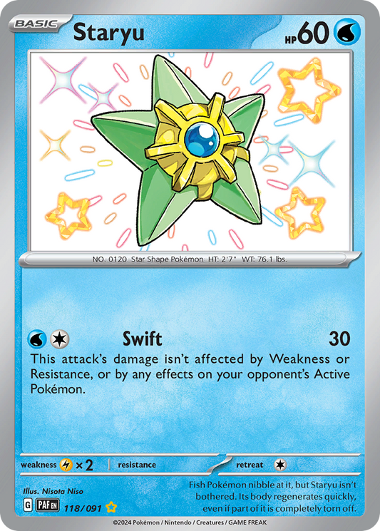 Staryu - 118/91 - Paldean Fates