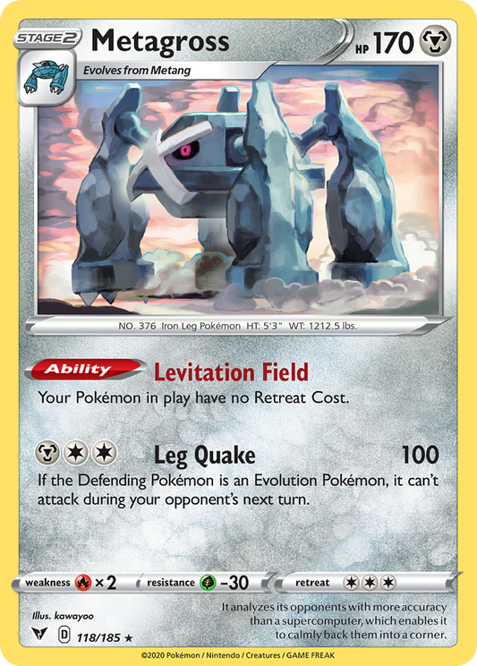 Metagross - 118/185 - Vivid Voltage