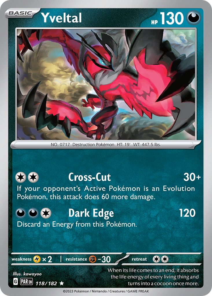 Yveltal - 118/182 - Paradox Rift