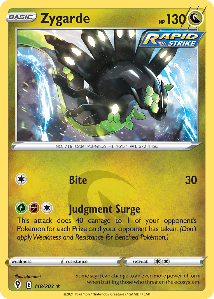 Zygarde - 118/203 - Evolving Skies