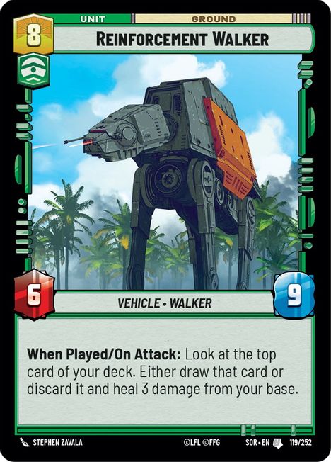 Reinforcement Walker - SOR - 119 - Uncommon - Normal