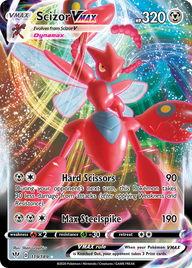 Scizor VMAX - 119/189 - Darkness Ablaze