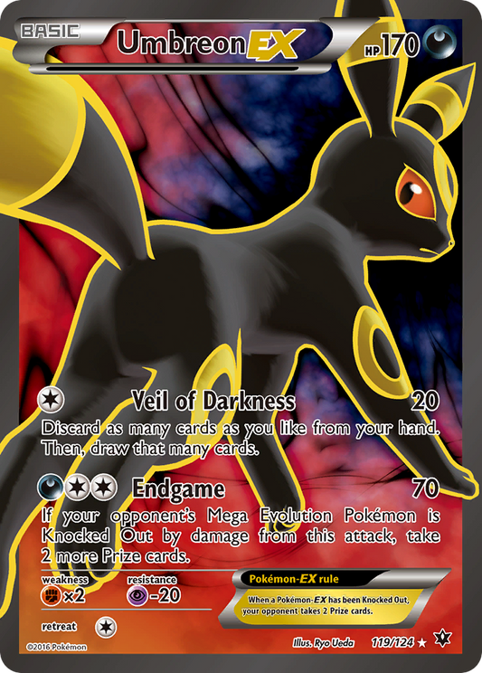 Umbreon-EX - 119/124 - Fates Collide