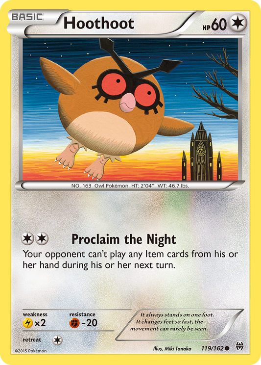 Hoothoot - 119/162 - BREAKthrough