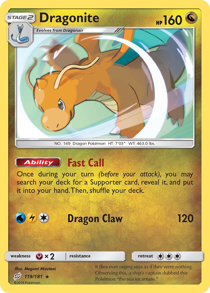 Dragonite - 119/181 - Team Up