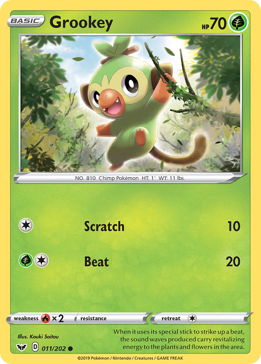 Grookey - 011/202 - Sword & Shield