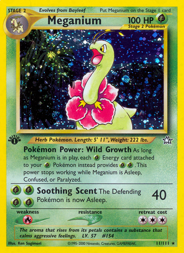 Meganium - 011/111 - Neo Genesis