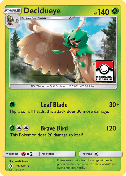 Decidueye - 011/149 - Sun & Moon