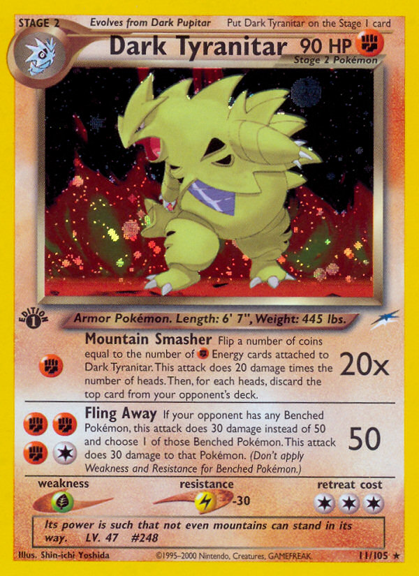 Dark Tyranitar - 011/105 - Neo Destiny