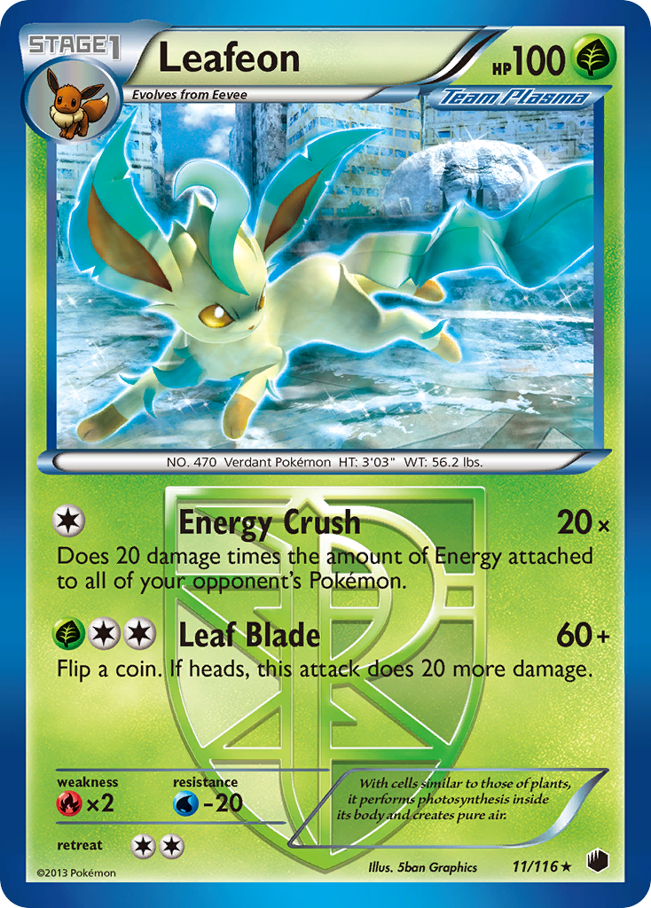 Leafeon - 011/116 - Plasma Freeze