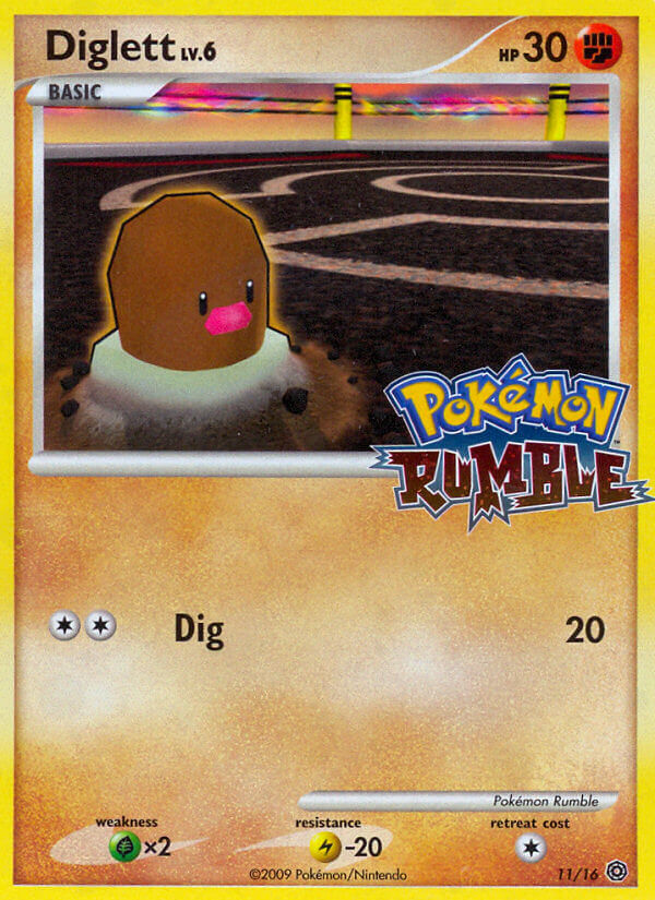 Diglett - 11/16 - Pokémon Rumble