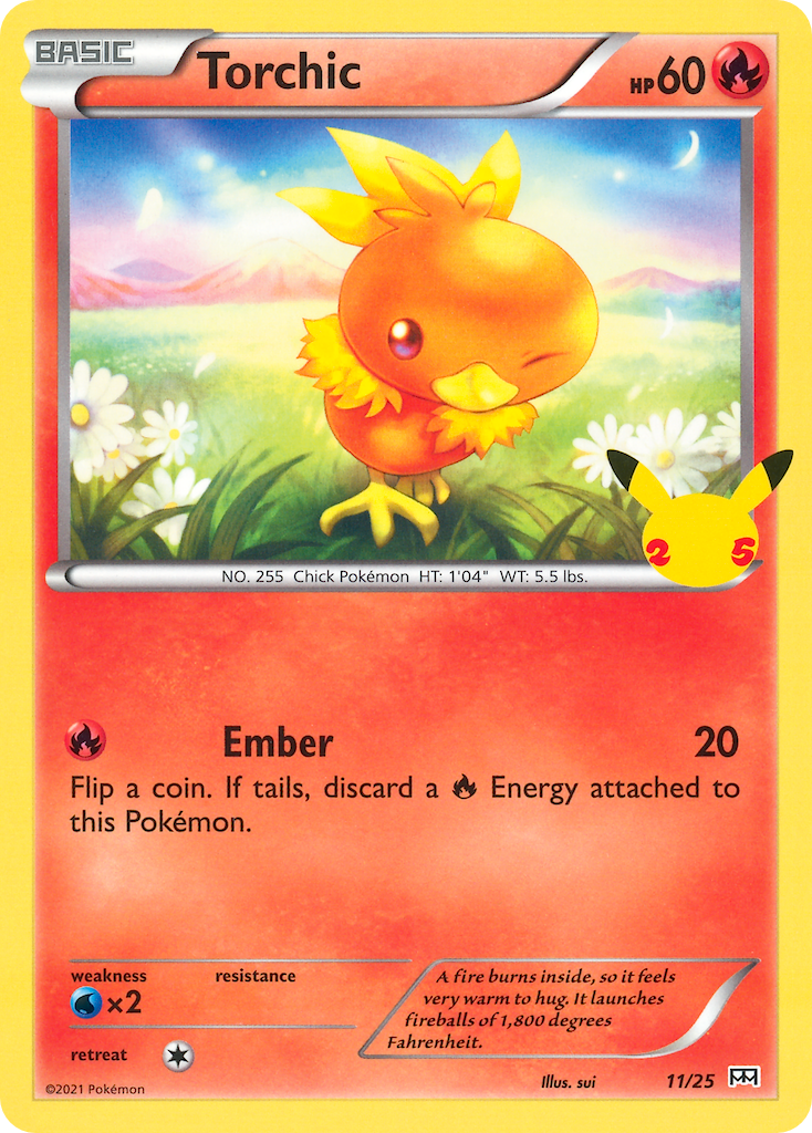 Torchic - 11/25 - McDonald's Collection 2021