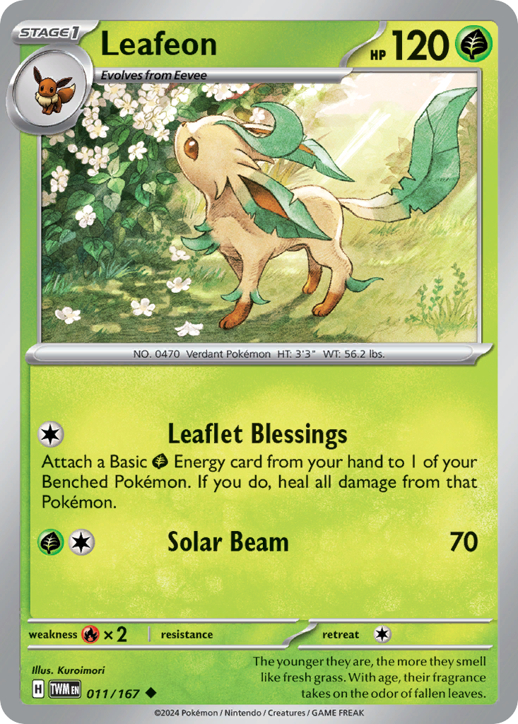 Leafeon - 011/167 - Twilight Masquerade