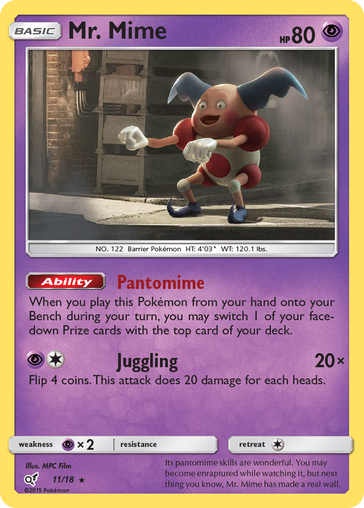 Mr. Mime - 11/18 - Detective Pikachu