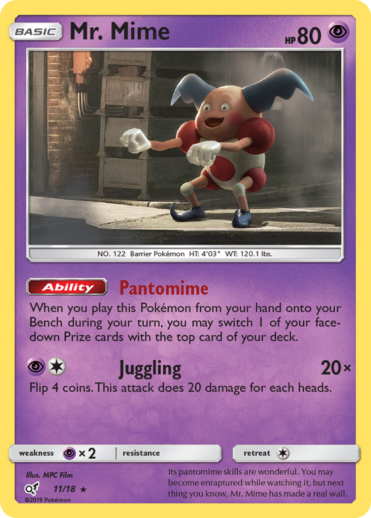 Mr. Mime - 11/18 - Detective Pikachu