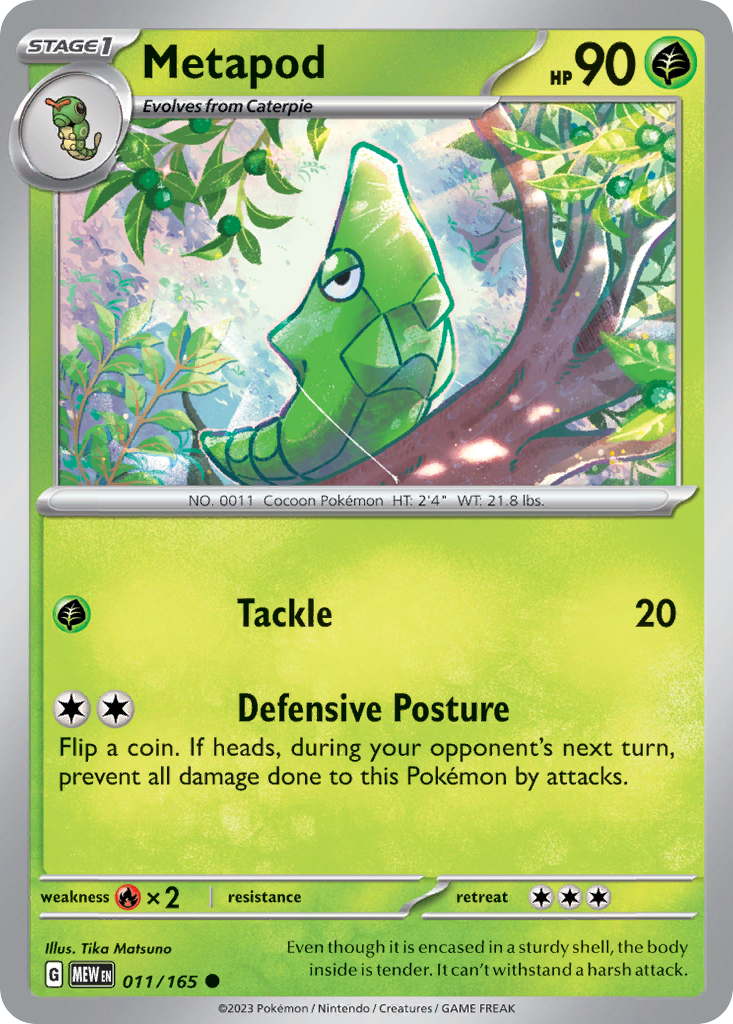 Metapod - 011/165 - 151