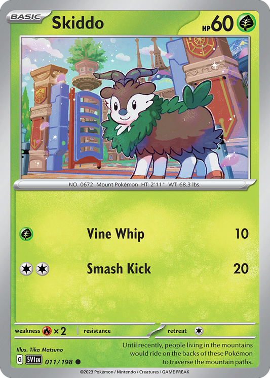 Skiddo - 011/198 - Scarlet & Violet