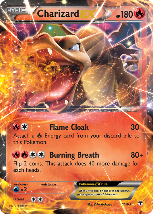 Charizard-EX - 11/83 - Generations