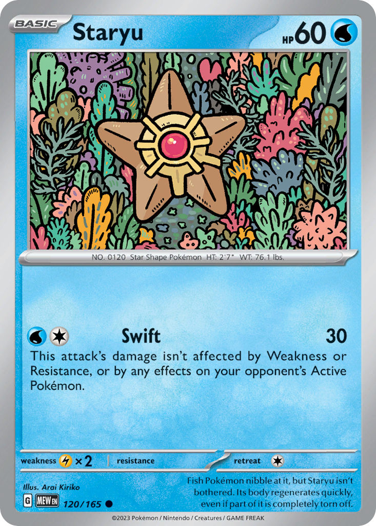 Staryu - 120/165 - 151