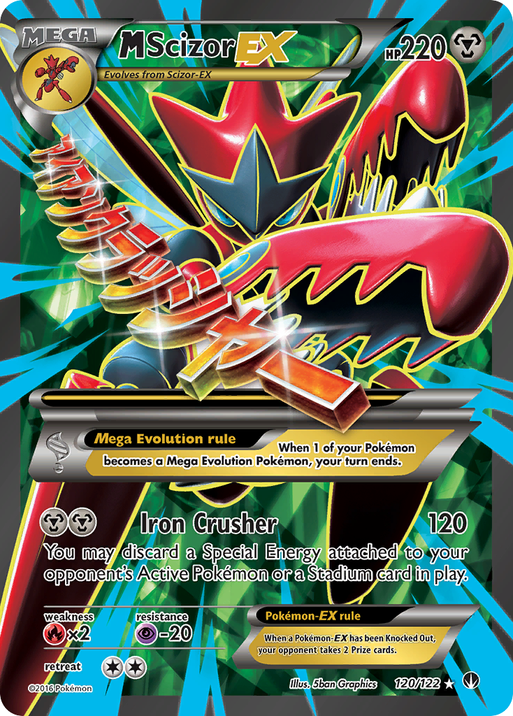 M Scizor-EX - 120/122 - BREAKpoint