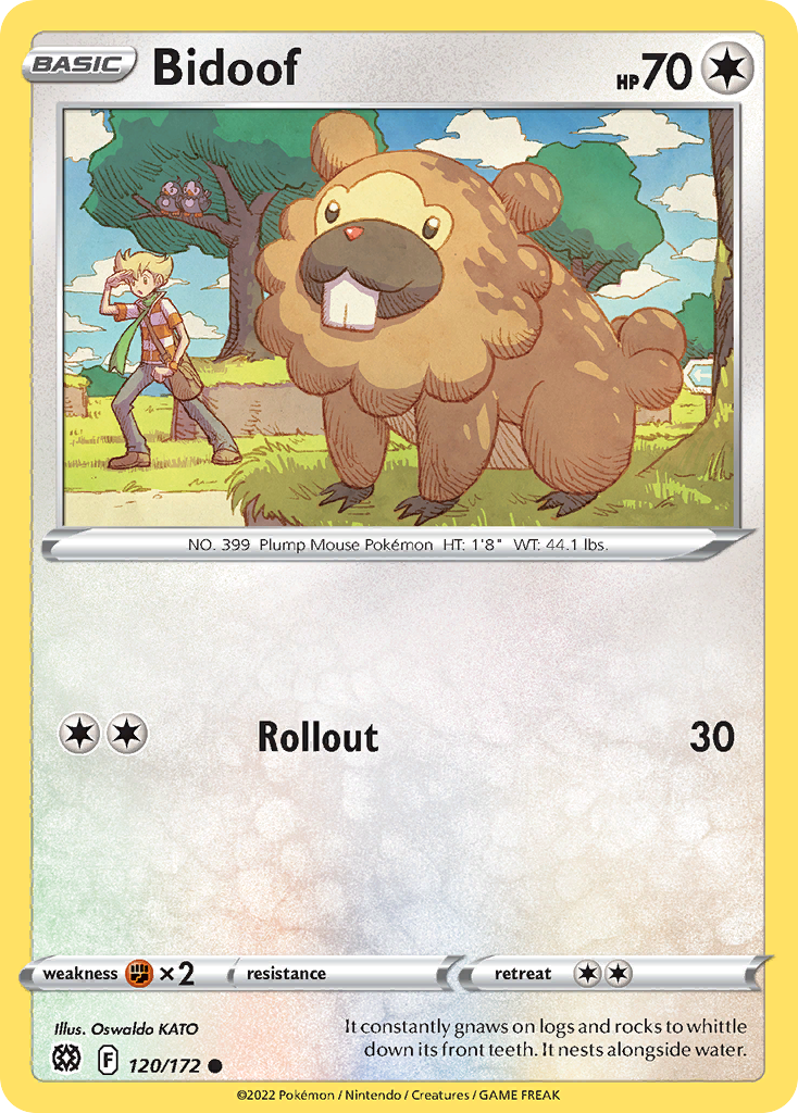 Bidoof - 120/172 - Brilliant Stars