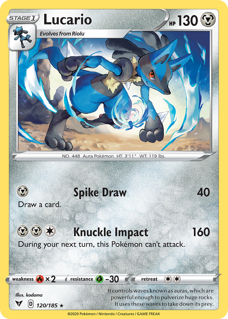 Lucario - 120/185 - Vivid Voltage