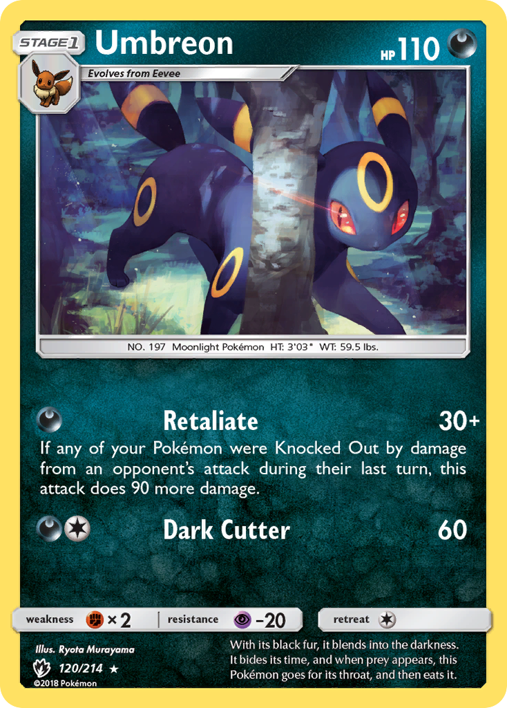 Umbreon - 120/214 - Lost Thunder