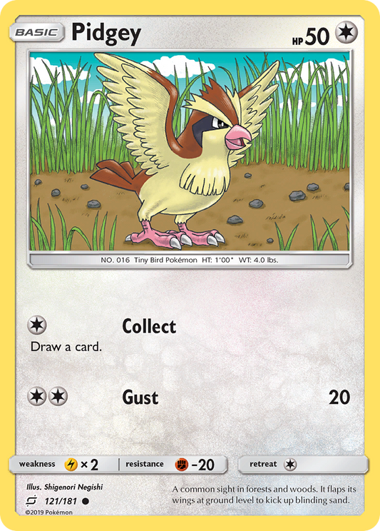 Pidgey - 121/181 - Team Up