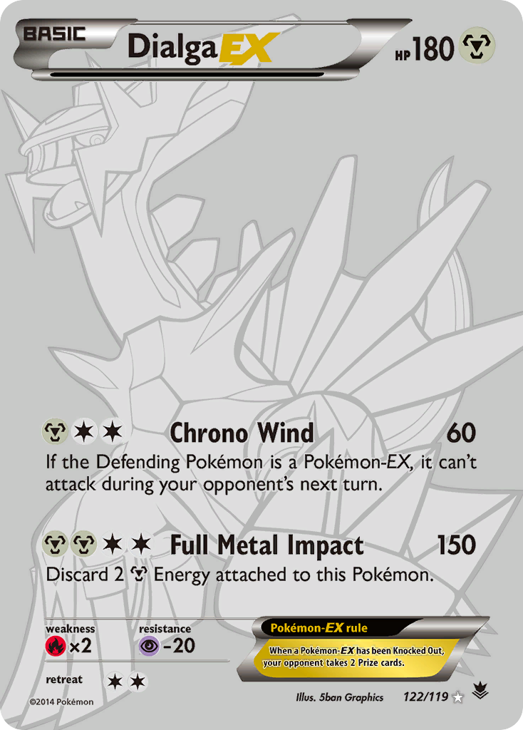 Dialga-EX - 122/119 - Phantom Forces