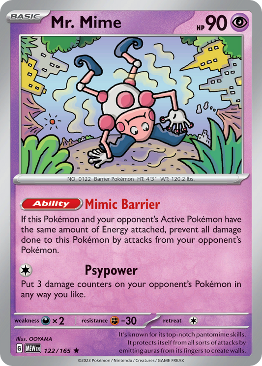 Mr. Mime - 122/165 - 151