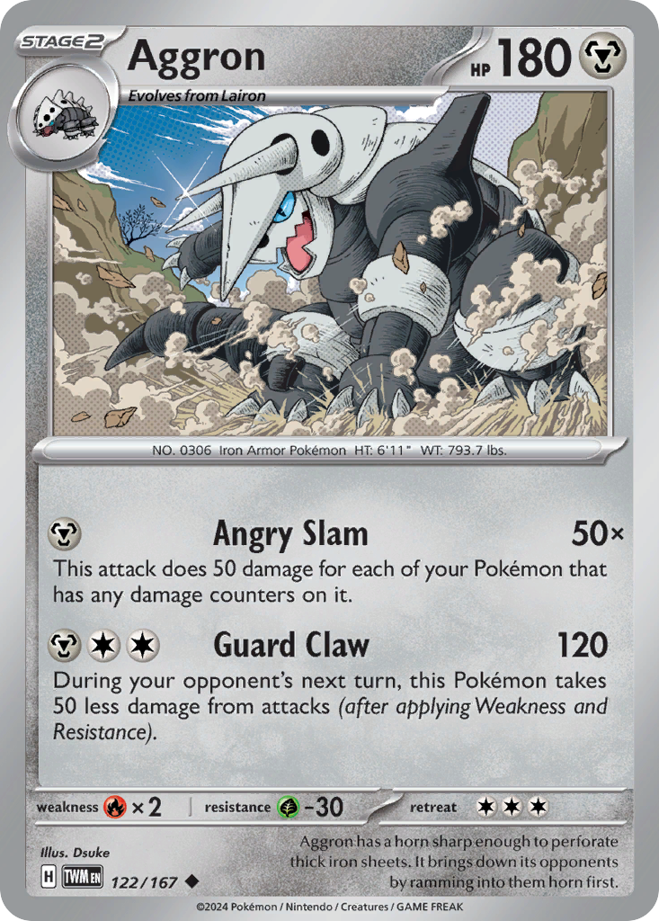 Aggron - 122/167 - Twilight Masquerade