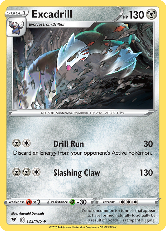 Excadrill - 122/185 - Vivid Voltage