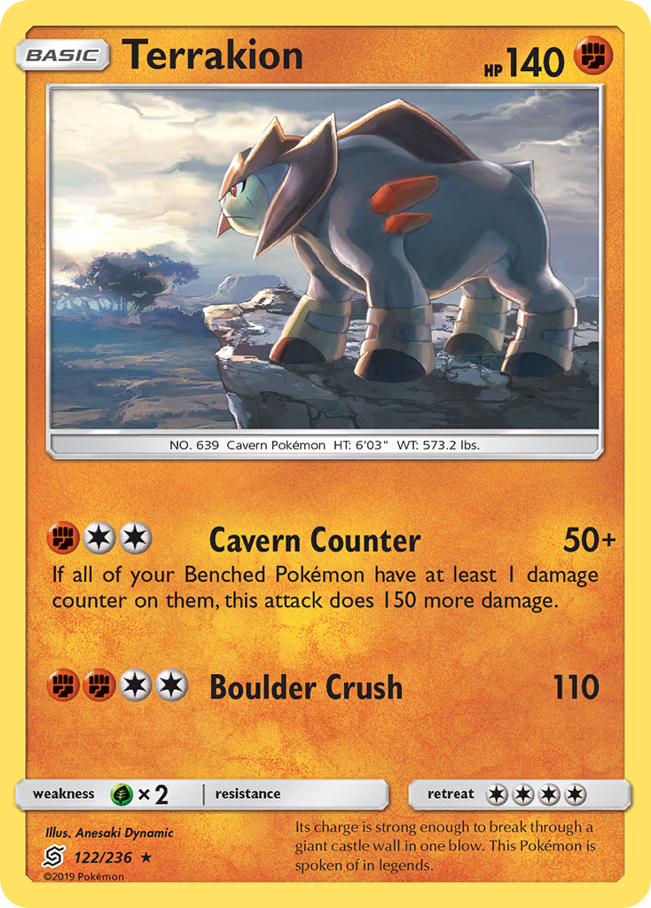 Terrakion - 122/236 - Unified Minds