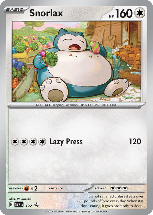 Snorlax - 122/148 - Scarlet & Violet Promos