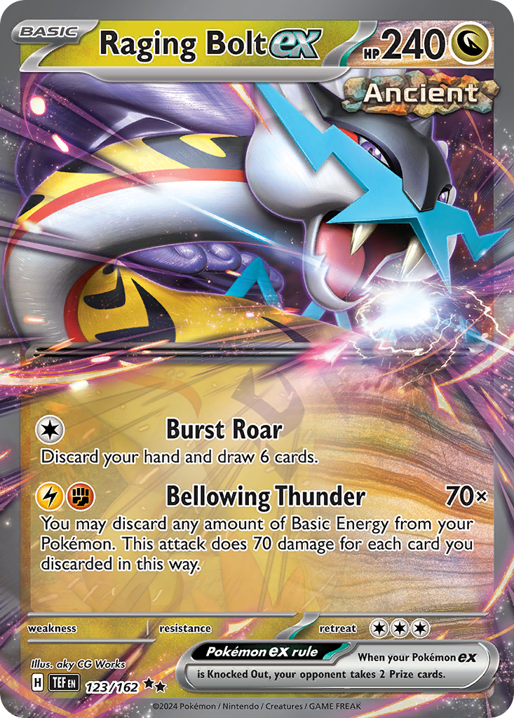 Raging Bolt ex - 123/162 - Temporal Forces