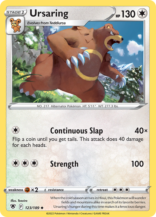 Ursaring - 123/189 - Astral Radiance