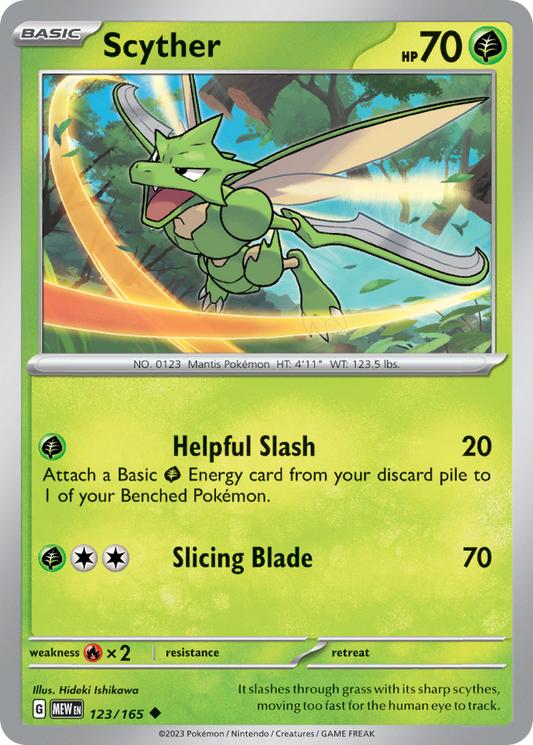 Scyther - 123/165 - 151