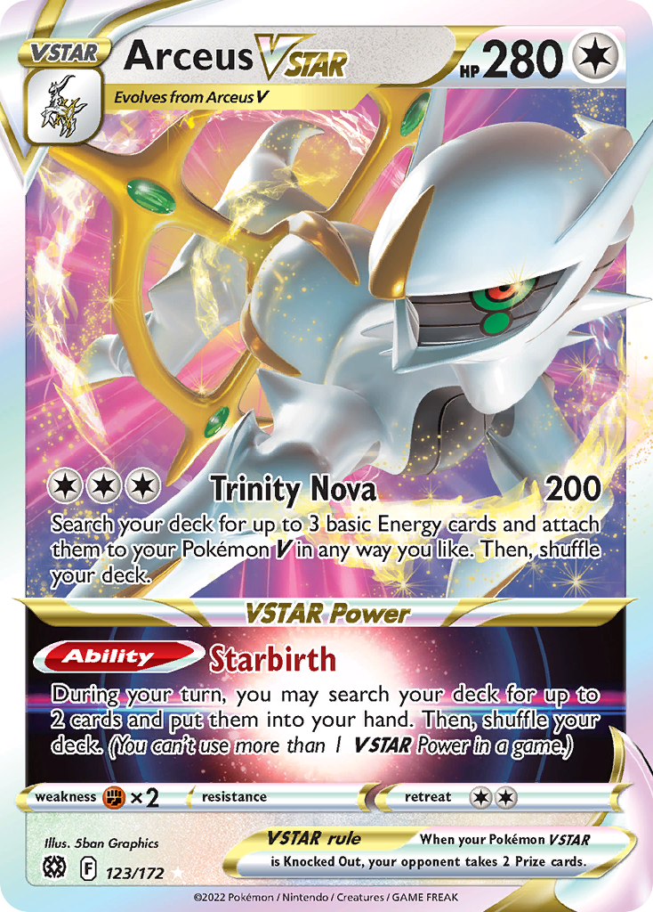 Arceus VSTAR - 123/172 - Brilliant Stars