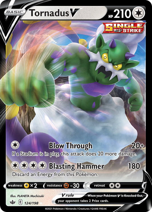 Tornadus V - 124/198 - Chilling Reign