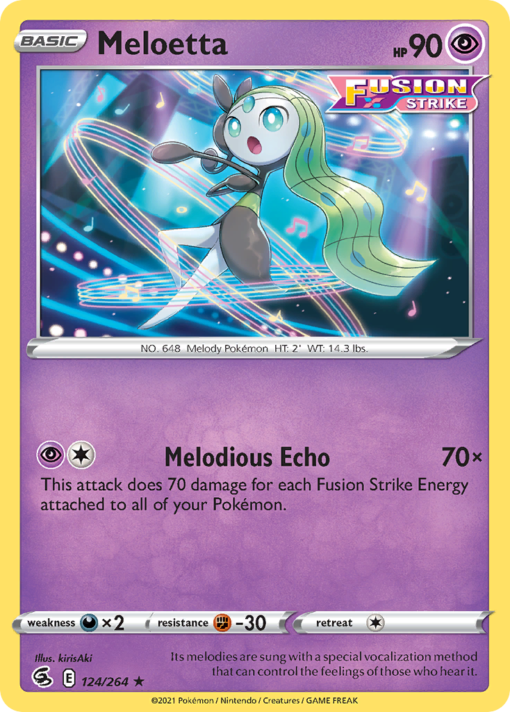 Meloetta - 124/264 - Fusion Strike