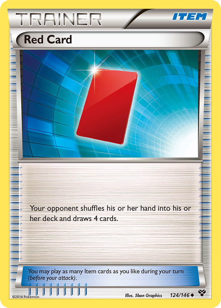 Red Card - 124/146 - XY