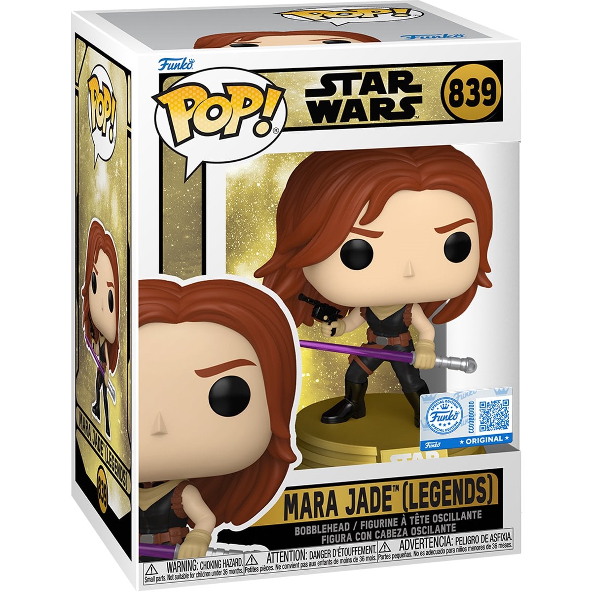 Star Wars Legends Mara Jade (Legends) Funko Pop! Vinyl Figure #839 - Specialty