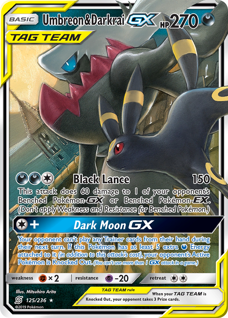 Umbreon & Darkrai-GX - 125/236 - Unified Minds