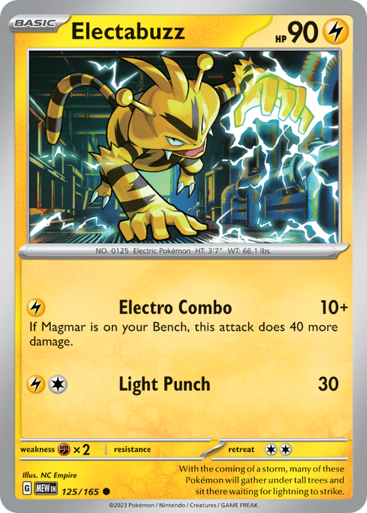 Electabuzz - 125/165 - 151